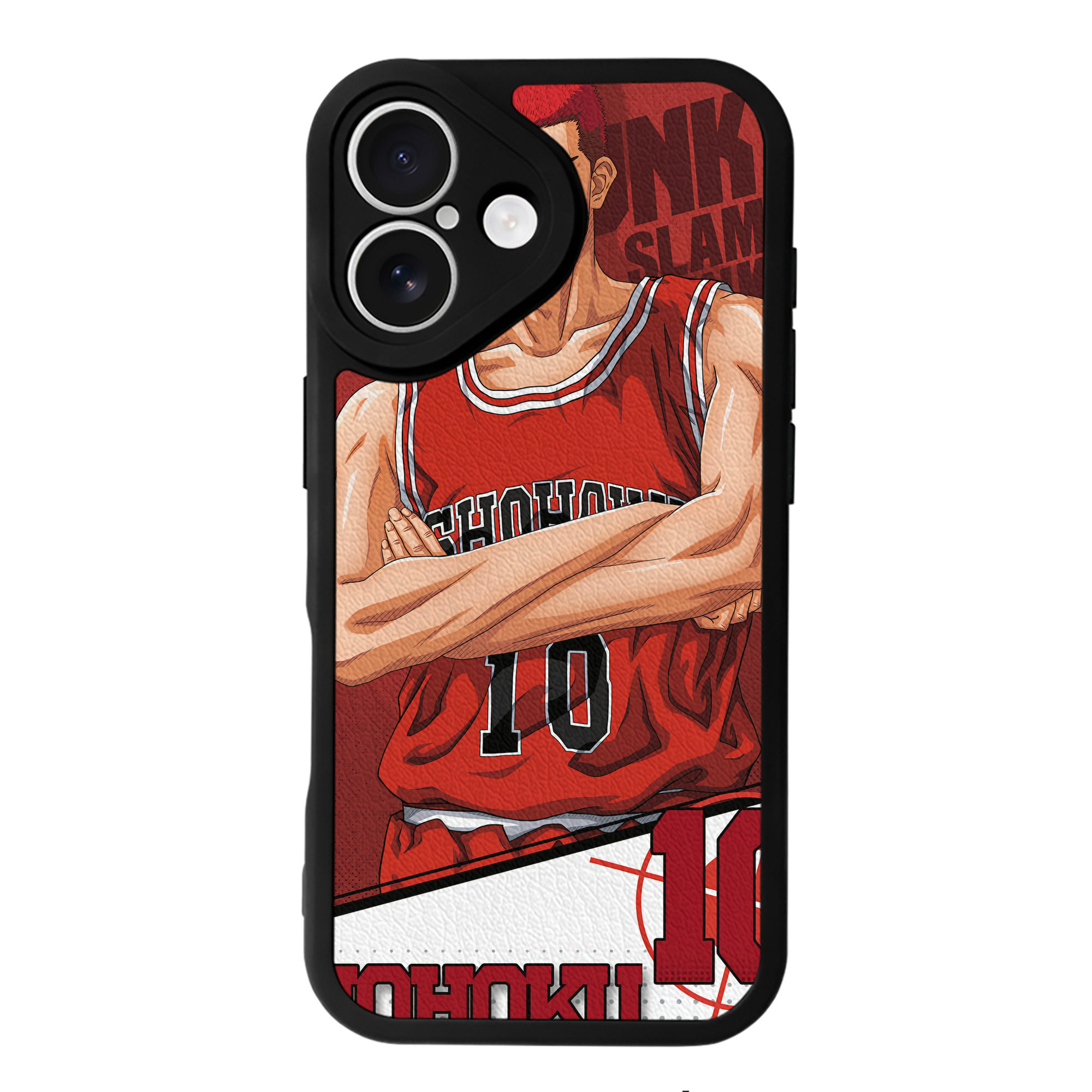 （画像用） SLAM DUNK／スラムダンク 【iPhone 16シリーズ対応】シリコンスマホケース（レザー調） 材質：シリコン